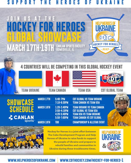 Hockey for Heroes Global Showcase Mar. 17-19